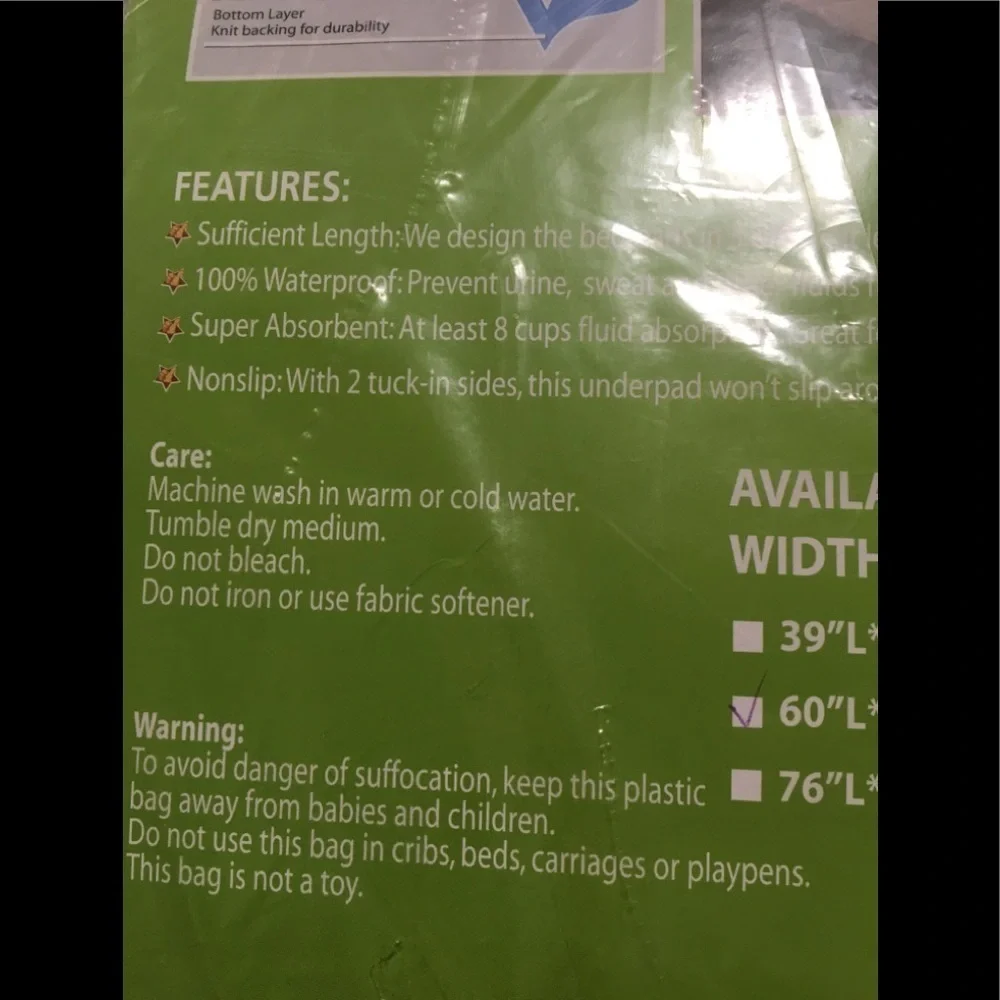 bed pad jussyos reusable
